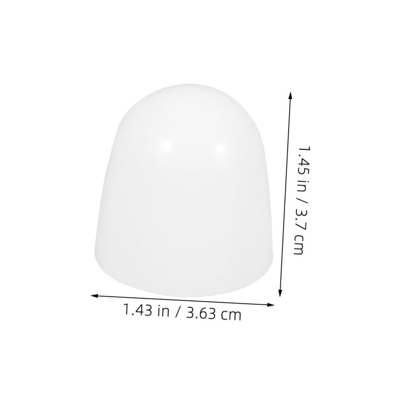 Veemoon 8 Pack White Toilet Bolt Caps Durable Plastic Screw Cover Protectors For Easy Installation - Image 2